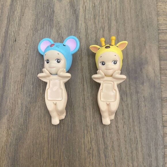 Sonny Angel HIPPERS Animal Series Giraffe & Mouse Mini Figure 2 Hippers - Picture 1 of 13